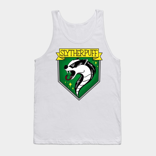 Slytherpuff Crest Tank Top by Thenerdlady